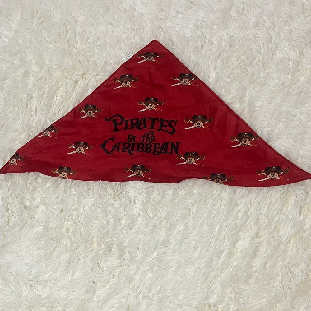 Disney Pirates of the Caribbean Red Bandana
